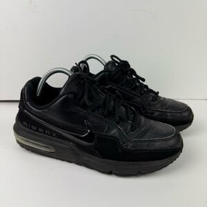 Nike Air Max LTD 3 Men's Shoes Triple Black 687977 020 Men Sz 8 READ!!!